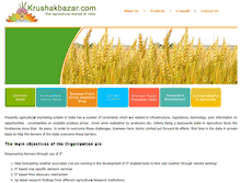 Tablet Screenshot of krushakbazar.com